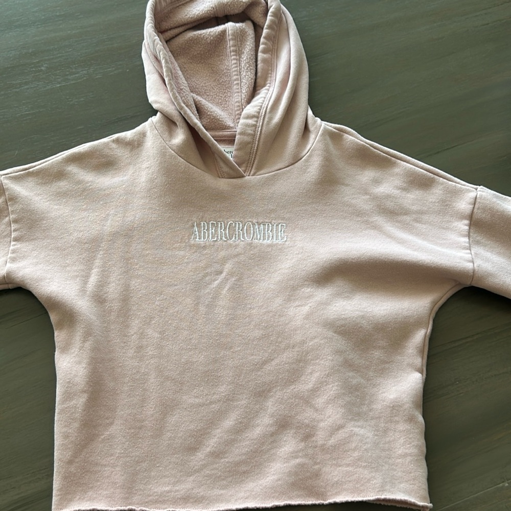 Pink Abercrombie Kids hoodie